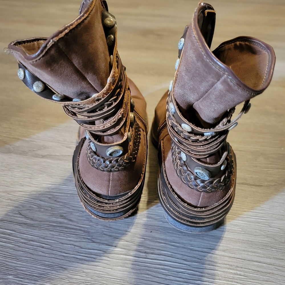 Rustic Ankle Booties